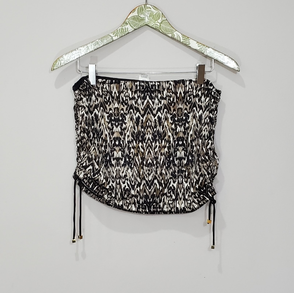Badgley Mischka Cheetah Swim Skirt